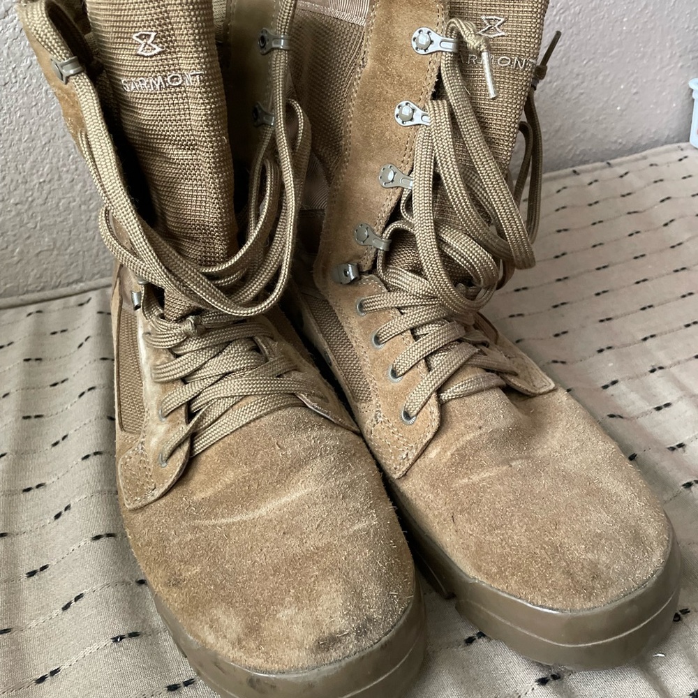 Men’s Garmont size 13 military boots. In good used condition.